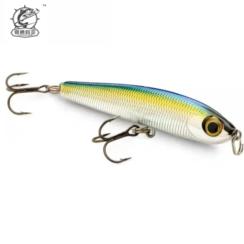 Señuelo de Pesca de Alta Calidad, 1 Pieza, Thrill Stick de 7 cm y 7 g, Tipo Wobbler, Hundimiento, Lanzamiento Largo, Shad Minnow, Cebo Artificial para Lubina