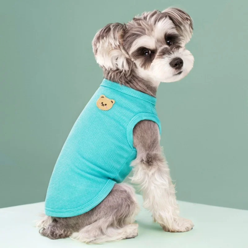 Fashion Pet Dog Vest for Small Dog Summer Dog Clothes Cute Print Puppy Costumes Brathable Thin Cat Vest Pet Shirt Cool Dog Shirt