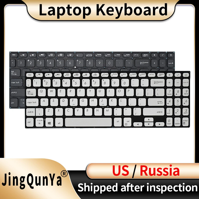 

US/RU/Russian Backlit Laptop Keyboard For ASUS S530UA S5300FN X530M K530FA S5300U/F/UB/FA/UM Y5100UB/UR/UN Replacement