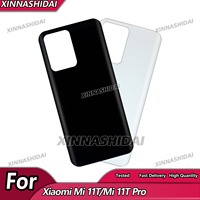 New Battery Back Cover For Xiaomi Mi 11T/Mi 11T Pro Glass Panel Rear Door Battery Housing Case Adhesive Replacement