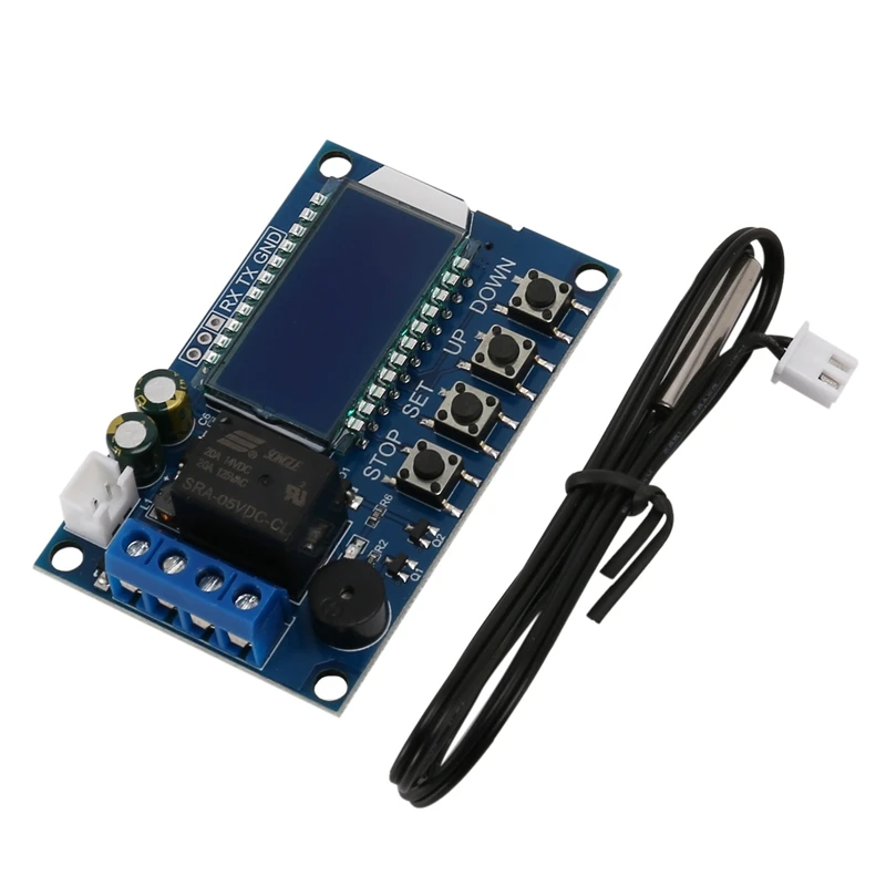 Temperatur regler modul, automatischer Thermostat schalter 10a Relais modul, mit wasserdichter Sensors onde