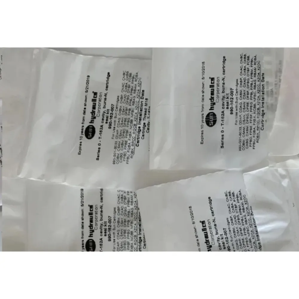 SX for SUN Hydraulics 990162007 990-162-007 USA Series 2 - T-3A Cavity and T-5A Cavity, Buna-N Cartridge Seal Kit