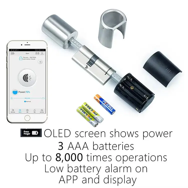 New Arrival L6PCB The Best Smart Lock DIY APP Electronics Keypad RFID Digital Door Lock For Airbnb Management-EU Model