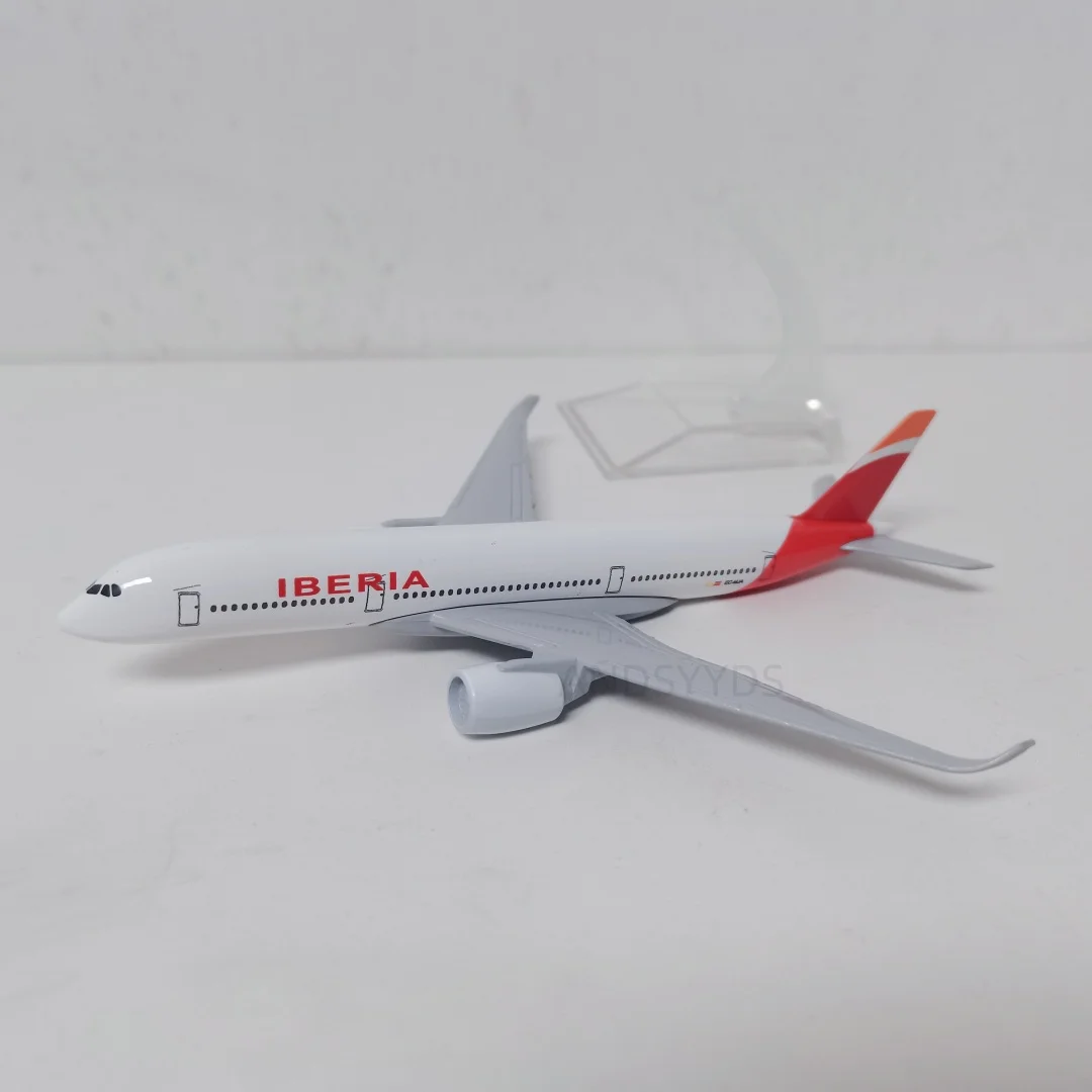 A350 1/400 scale 16cm Iberia Airways Diecast Metal Aircraft 350 Model Alloy Airplane Aviation Gift Collection Plane Display