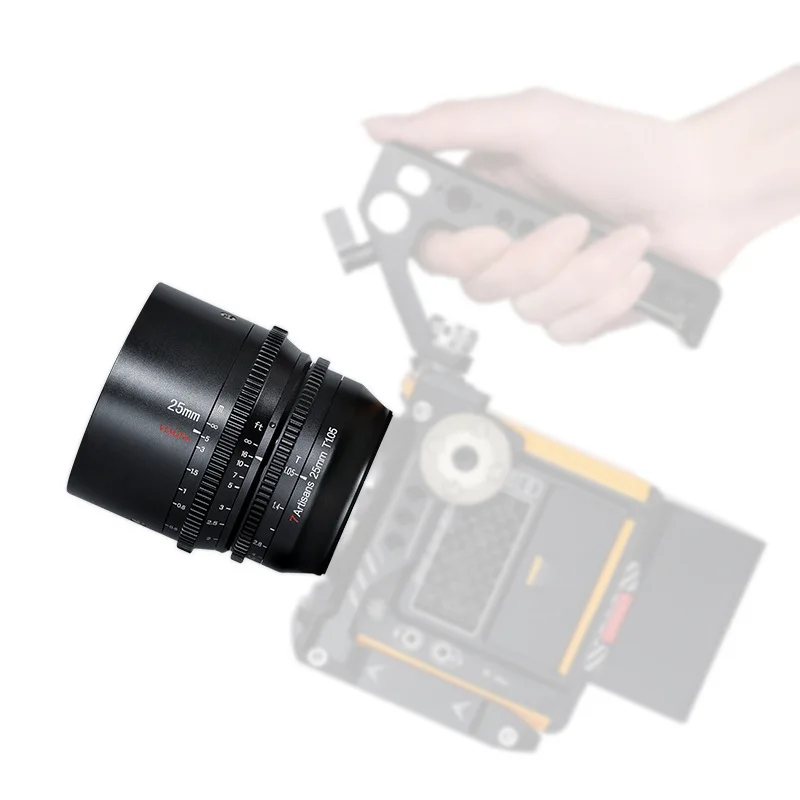 Cinematic lens 25/35/50 mm T1.05 for Sony Panasonic S5 GH Fuji