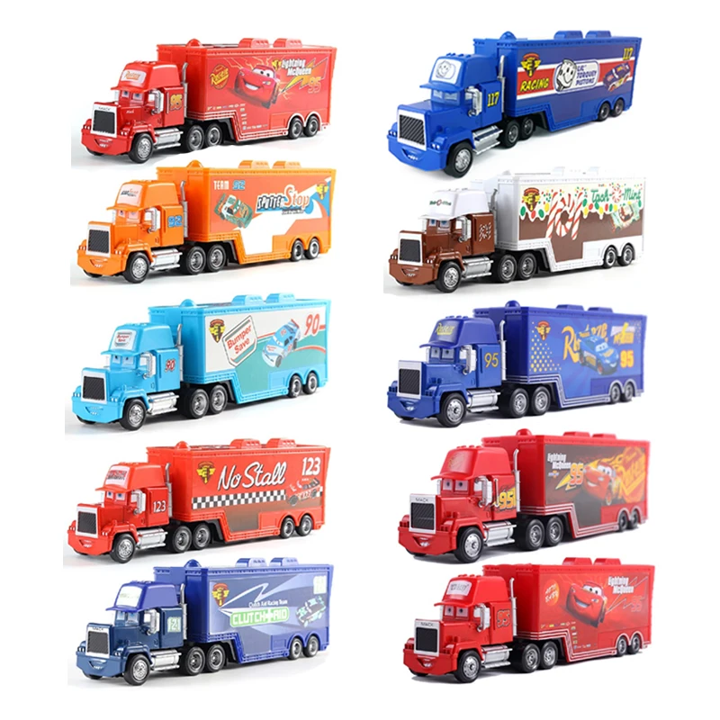 Hot Sale Disney Pixar Car 2 Car 3 Lightning McQueen Mack Uncle Truck Metal Diecast Collection Model Children Birthday Gifts Toys