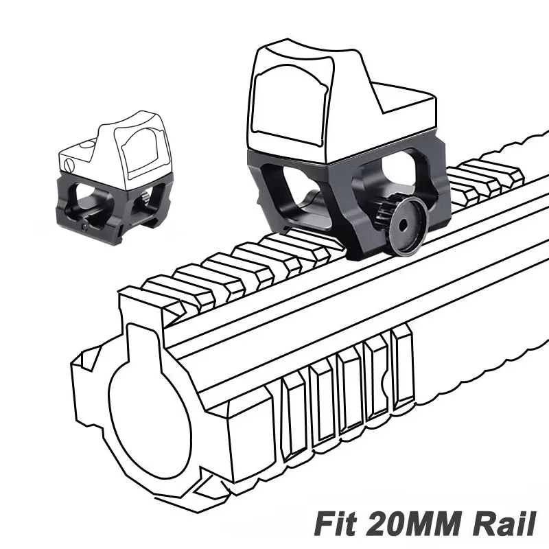 

Tactical Sight Riser Base Metal Mount Base Red Dot Accessory Fit 20mm Rail Hunting Scope Aiming Airsoft LEAP 04