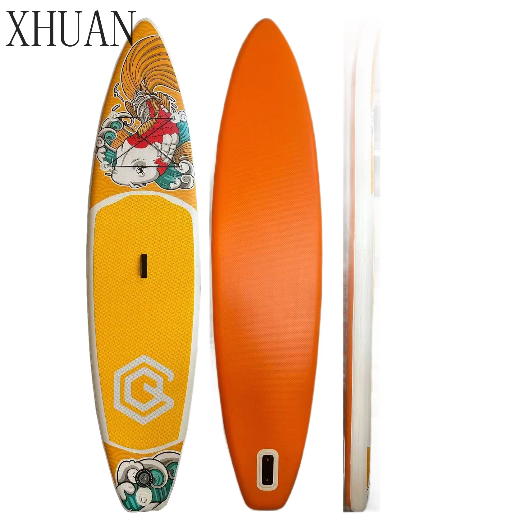 Inflatable SUP paddle board Stand-up paddle board Outdoor surfboard Portable recreational fishing paddle board