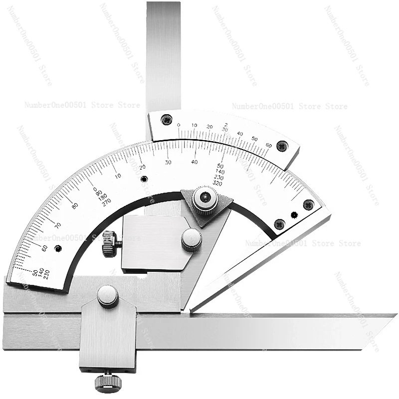 High precision universal angle ruler 320 degree multifunctional stainless steel industrial measuring instrument tool