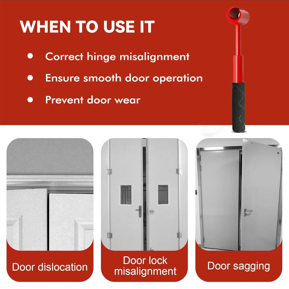 Set Alat Penyesuaian Engsel, Kit Kunci Pas Perbaikan Celah Engsel Kabinet Pintu Multi-Ukuran 9/13/15/18Mm dengan Alat Presisi, Autumn Home DI