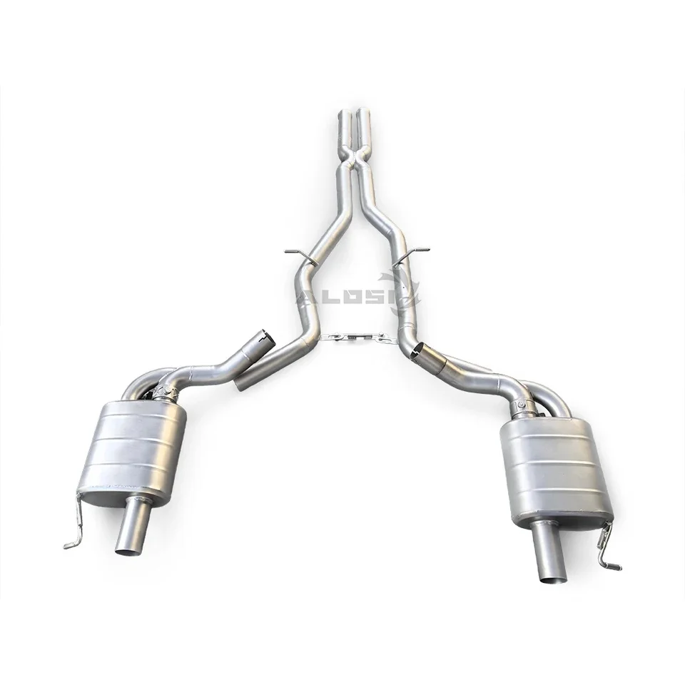 Direct Fit Race Style Exhaust for  CLS400 W218 3.5L | Premium 304 Stainless Steel Catback with Remote Valve Kit
