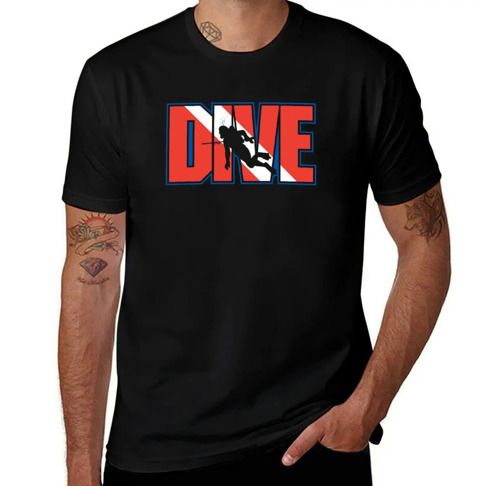 

SCUBA Dive T-Shirt Casual Trendy Streetwear Tee Shirt