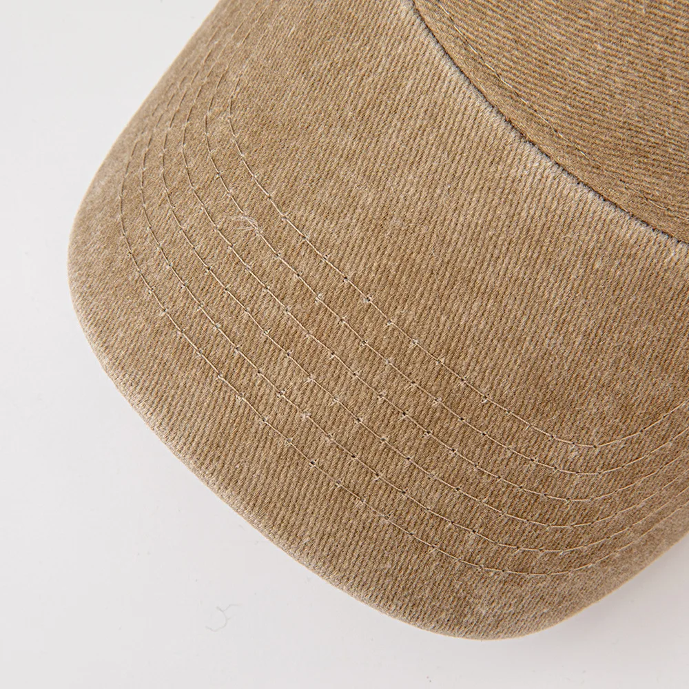 Sommer-Sonnenhüte aus Gewaschener Baumwolle, Leere Kopfbedeckung für Damen und Herren, Sport- und Reise-Strandhut, Einfarbiger Sonnenschutz Anti-UV-Visor Golfkappen – Detail 23