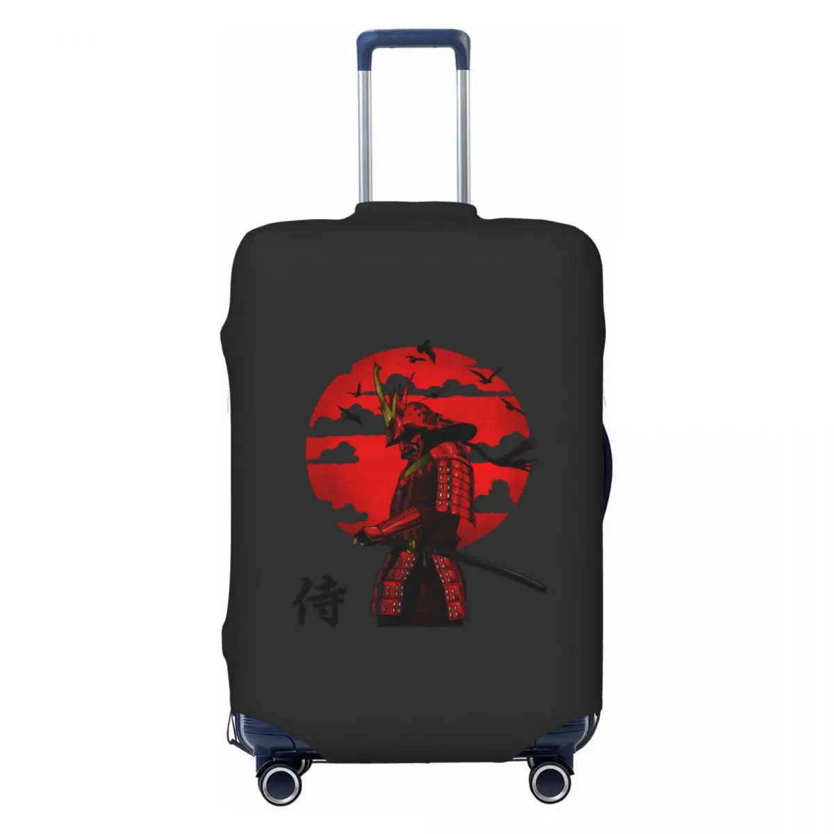 

Custom Japanese Samurai Warrior Luggage Cover Elastic Travel Suitcase Protective Covers Suit For 18-32 inch