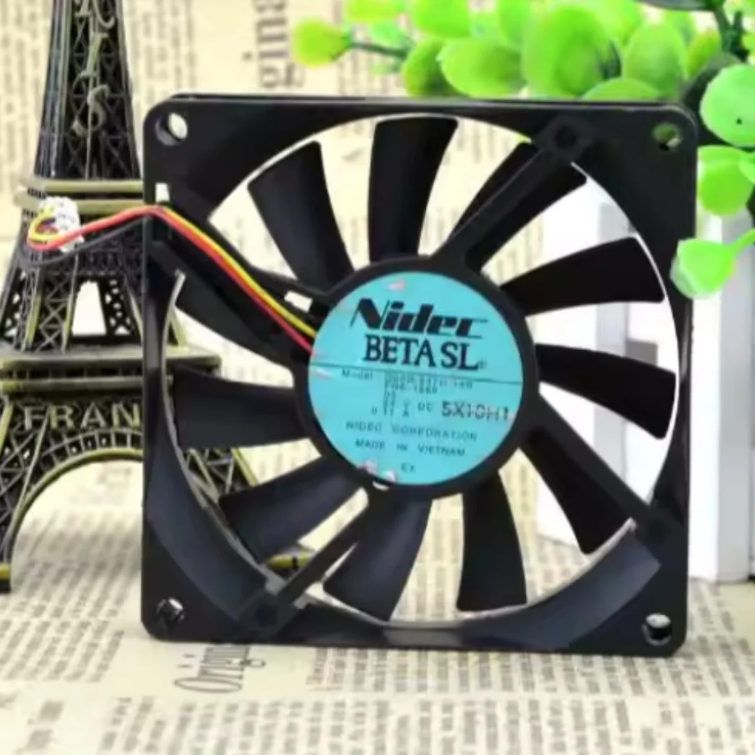 

Original Nidec D08R-24TH 14B 24V 0.11A 8015 80*80*15mm 3 wire cooling fan