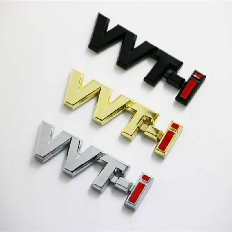 3D Metal VVT i Logo VVTi Emblem Car Fender Badge Trunk Sticker For Yaris RAV4 Auris VVTI Sticker Accessorie