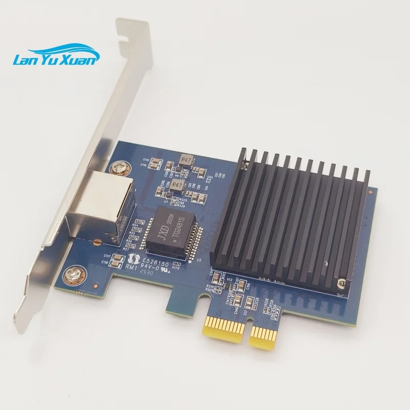 For Realtek8127(PXE) Multi-Gigabit Network Speeds1 Port PCIe 10G Ethernet Network Card 10G NIC PCIe4.0-1X 10G RJ45 Lan Card