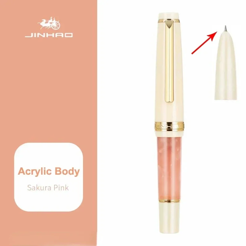 

Jinhao 82 Mini Cute Short Portable Pocket Fountain Pen Students Acrylic/Plastic Calligraphy Practice Writing Business Pen Gift