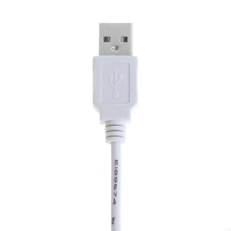 Cable USB Y4UE NUEVO 28 USB 2.0 macho a extensor extensión femenina White Cable Wit
