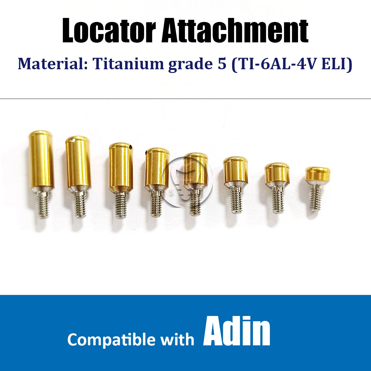 Locator attachment compatible with Adin system RP platform GH0.5~GH7.5