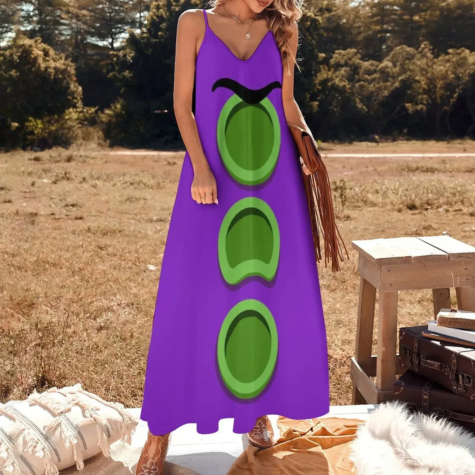 Purple Tentacle - Day of the Tentacle DOTT Sleeveless Dress birthday dress for women luxury 2024 loose summer dress