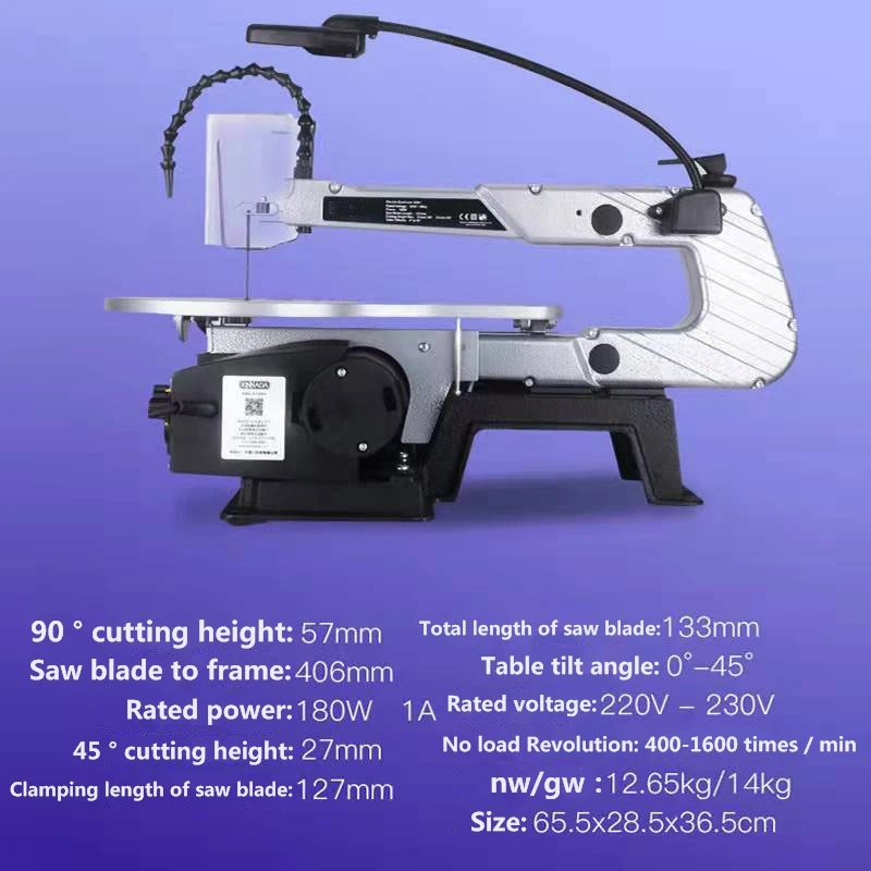 Elektrische Stichs äge Bank Typ Drahts äge DIY Schnitz maschine Holz bearbeitungs werkzeuge Dekoration Zeichnung Säge Edm Drahts chneide maschine