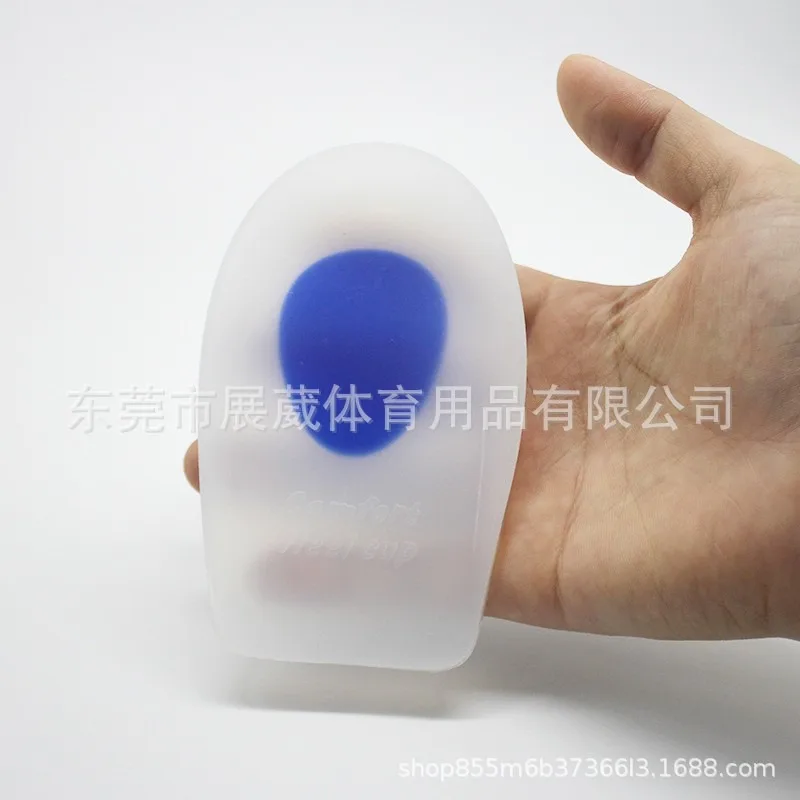 وسادات كعب جل للأحذية - وسائد ناعمة على شكل حرف U لامتصاص الصدمات وتخفيف آلام الكعب والراحة