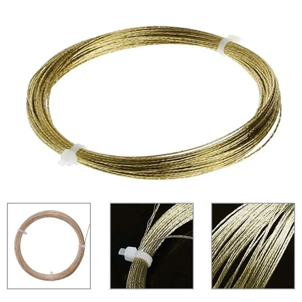 Braiding Line Windshield Wire Rope Gold Braided Wire Cut Out Pull Rope Windscreen Glass Windshield Cut-Out Wire