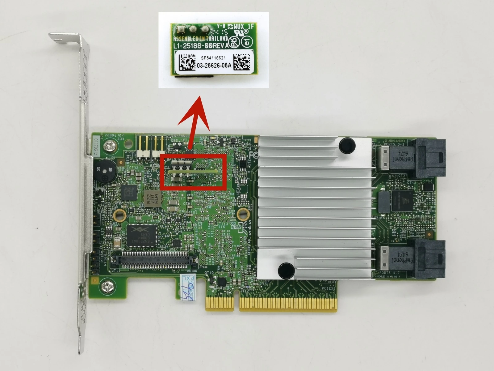 

LSI S3108 9362-8i 1 ГБ PCI-E 3.0 КЛЮЧ 0/1/5/6 SATA/SAS 12 Гбит/с RAID-контроллер