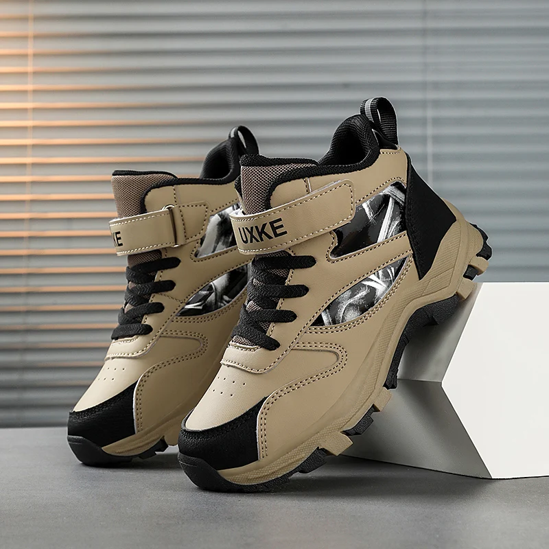 

Брендовая детская походная обувь, нескользящая уличная спортивная обувь для бега по пересеченной местности для детей, альпинистские треккинговые альпинистские ботинки для мальчиков