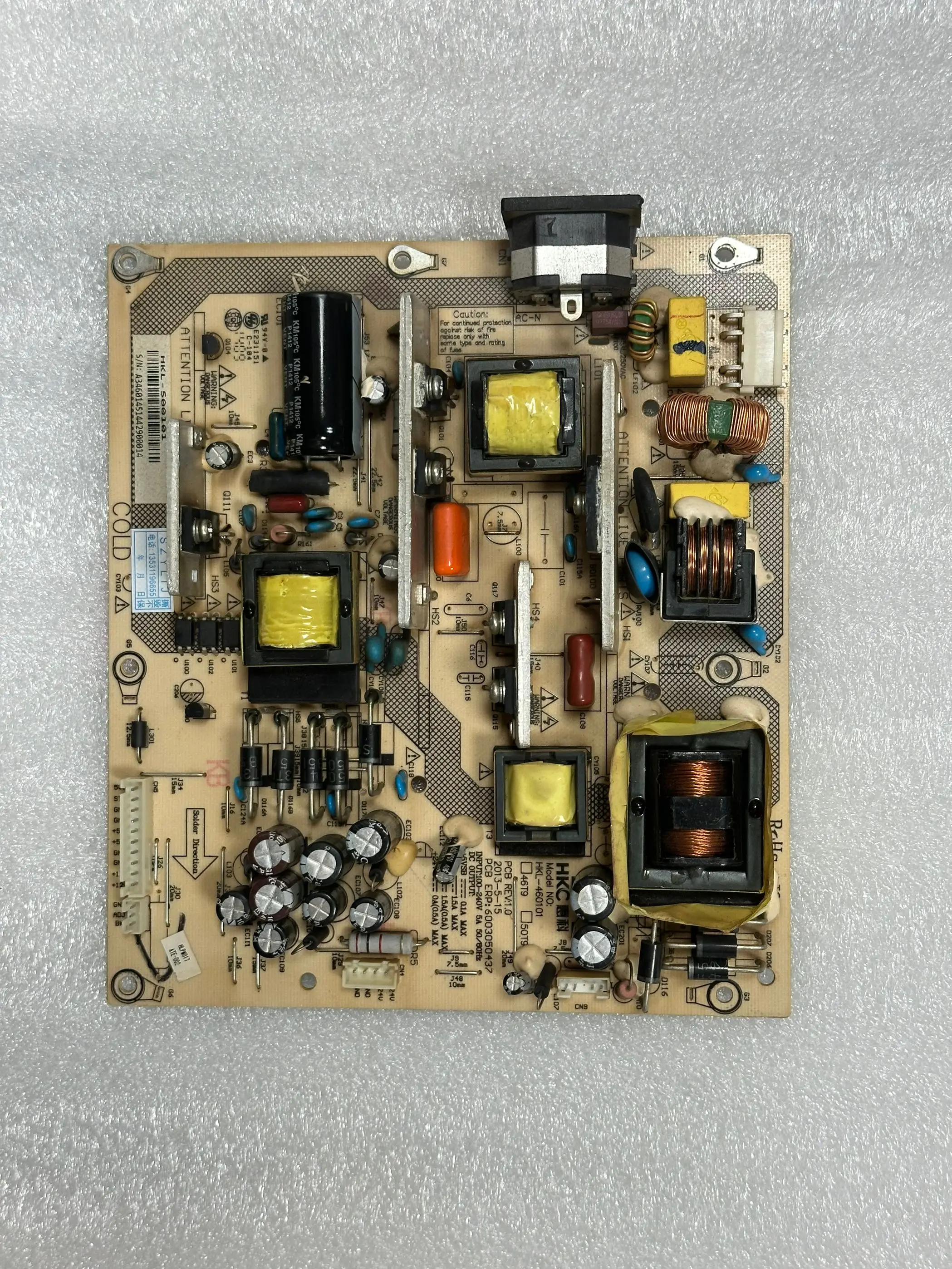 

HKL-460101 6003050437 Power Supply Board 712-46085-E0280 HK460WLEDM-AH38H T460HB01-VO 50CE536B DA5100