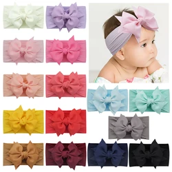 12/15/20Pieces 6Inch Soft Elastic Nylon Headbands Hair Bows Headbands Hairbands for Baby Girl Toddlers Infants Newborns