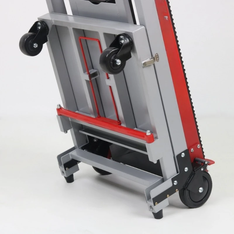 Border Foldable Aluminum Electric Stair Climbing Trolley Hand Truck Cart with OEM Option 160kg Load Capacity view 4