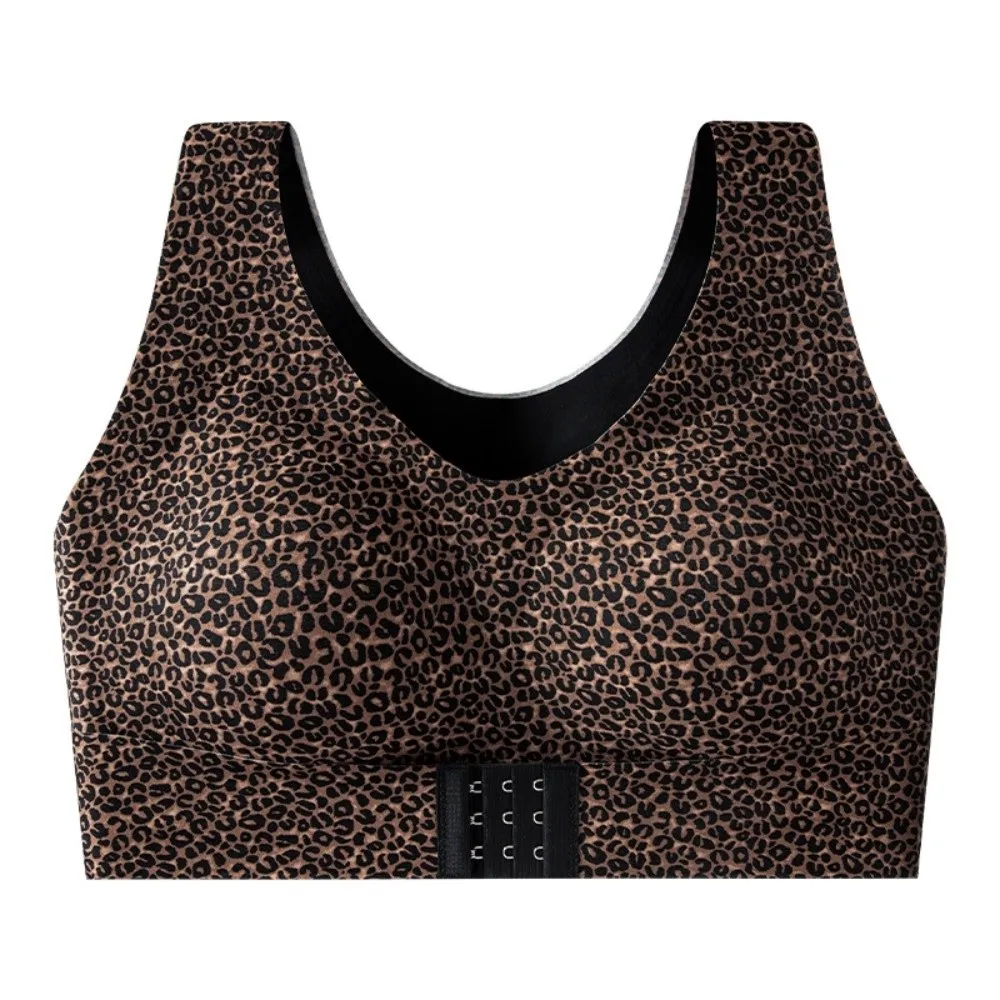 Polka Dot Posture Corrector Bra Seamless Breathable Back Support Underwear Anti-Sagging Adjustable Sports Bra for Women