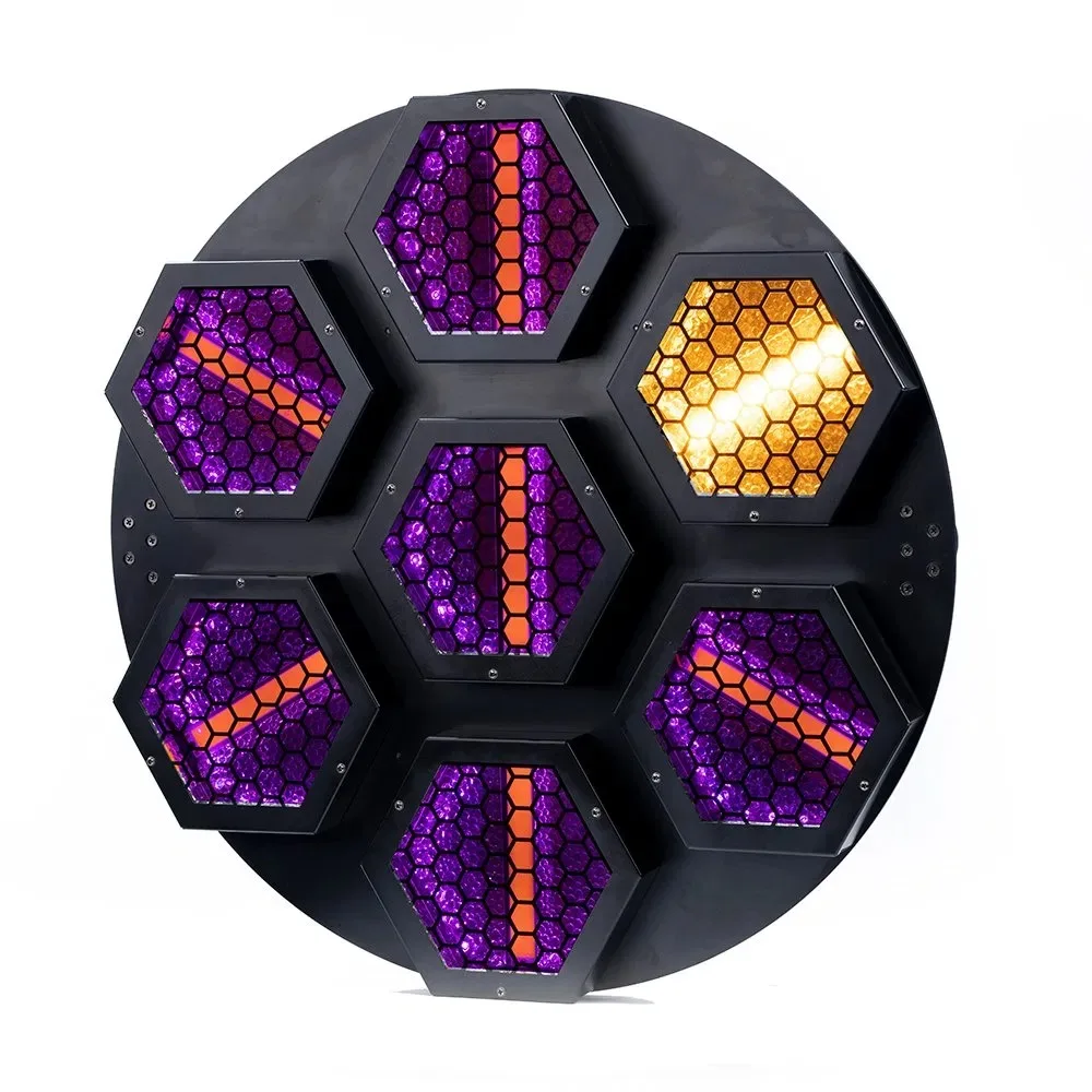 

Винтажные светильники DMX 7*60 Вт пиксельные светодиодные RGB сценические эффекты для клубной вечеринки, фоновое освещение DJ