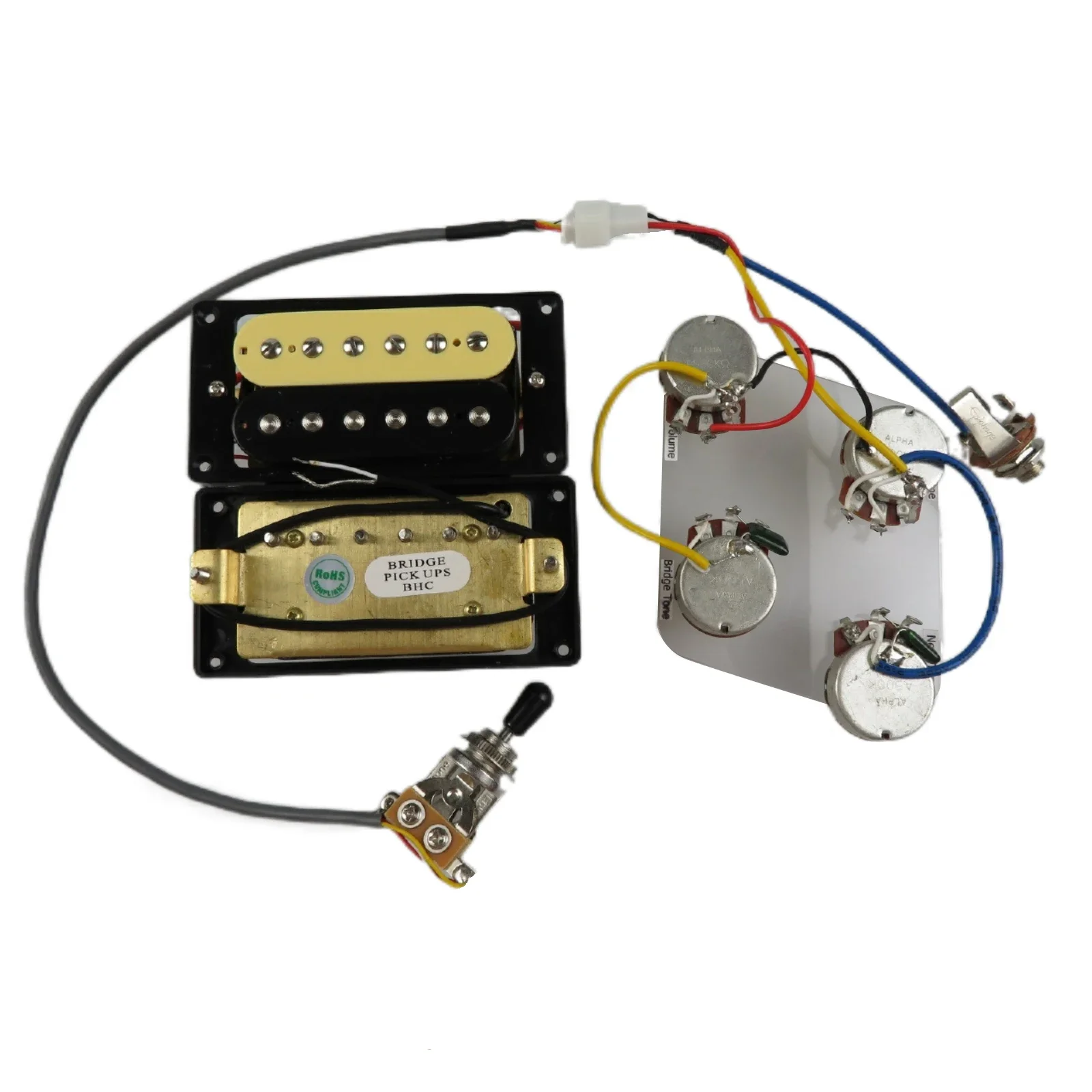 Electric Guitar Pickups Humbucker Pickups Set Wiring Harness For Guitar Parts image 2
