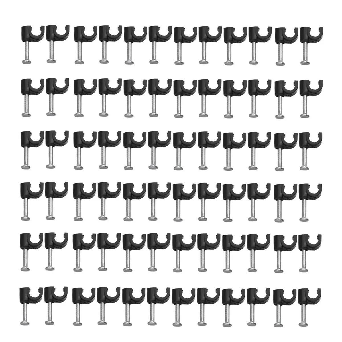 

100 Pcs Cord Holder Cable Fixer Bracket Wire Organizer Mini Winder Clips Neat Cables