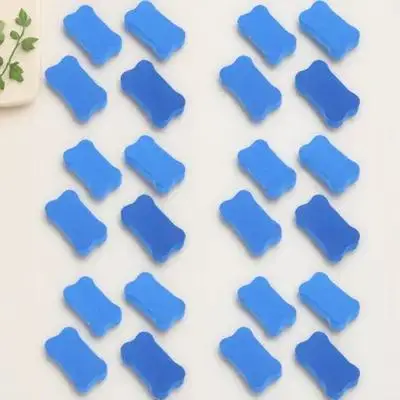 

24Pcs Dry Erase Erasers Whiteboard Erasers Bone-Shaped Eva Felt Cloth Lightweight Portable for School Office Classroom Supplies
