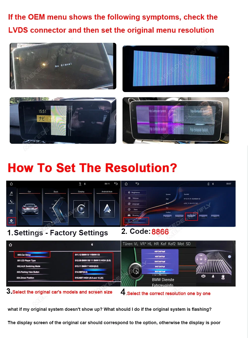 10,25 Zoll 1920*720 QLED Linux Bildschirm Kabelloses CarPlay Android Auto Autoradio für BMW 1 2 3 4 Serie F20 F21 F22 F30 F31 F32 F33 2012–2016 NBT-Systeme Autoradio Stereo Multimedia-Player mit BT GPS-Navigation Plug-and-Play-Installation – Detail 22