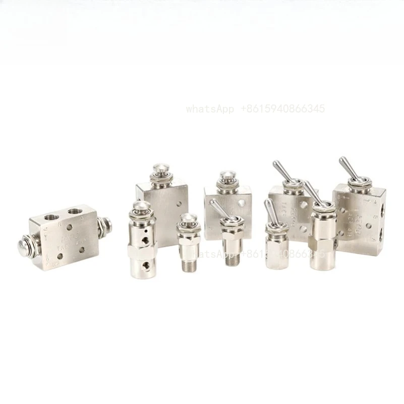 

Mechanical Pneumatic Switch Air Manual Button Valve