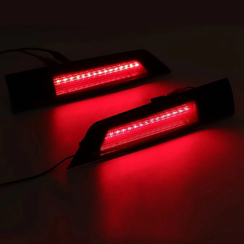 LED High Mount Rear Third Roof Hatch Brake Light Black Stop Signal Lamp For Ford Transit Tourneo Custom 2012-2021