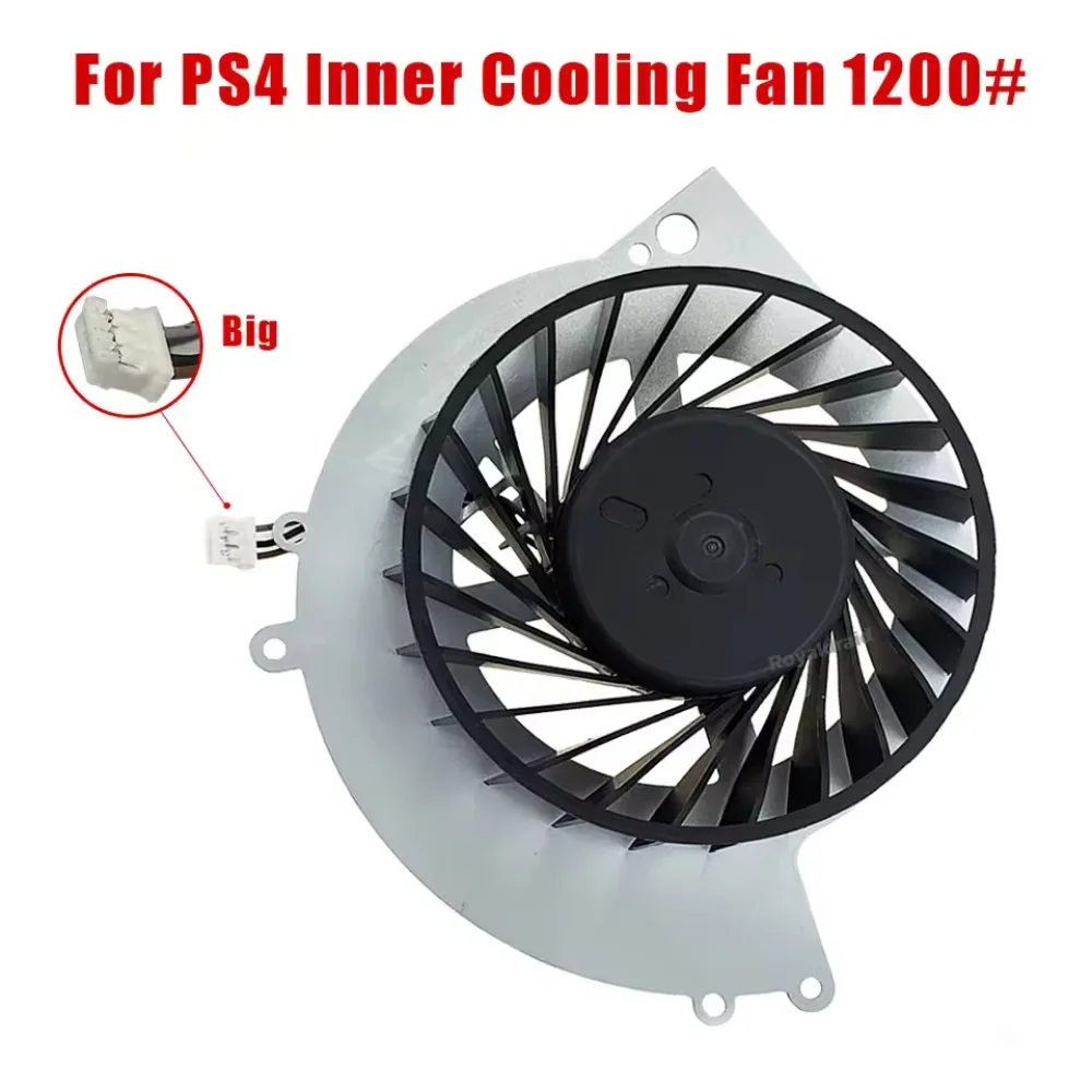 PS4 Fat 1000용 교체용 내부 냉각 팬 내장 쿨러 부품 #   1100 #   1200 #   PS4 게임 콘솔 액세스를 위한 완벽한 쿨러