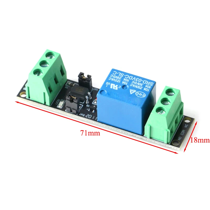 Single 3V Relay Isolated Drive Control Module High level drive board