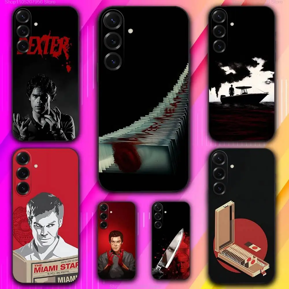 

D-Dexter M-Morgan Phone Case For Samsung A 73,72,71,53,52,51,41,40,30,22,21,13,12,Note 20,10,9 Ultra Pro 5G Soft