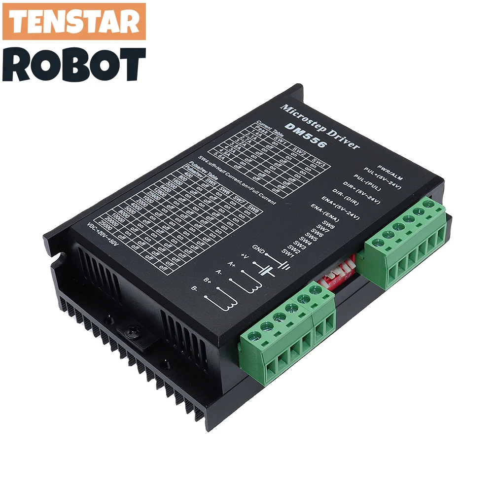 Microstep Motor Driver DM542 DM556 Suitble for 42 57 Stepper Motor Nema17 Nema23 Supply Voltage 20-50V DC 1-5.6A