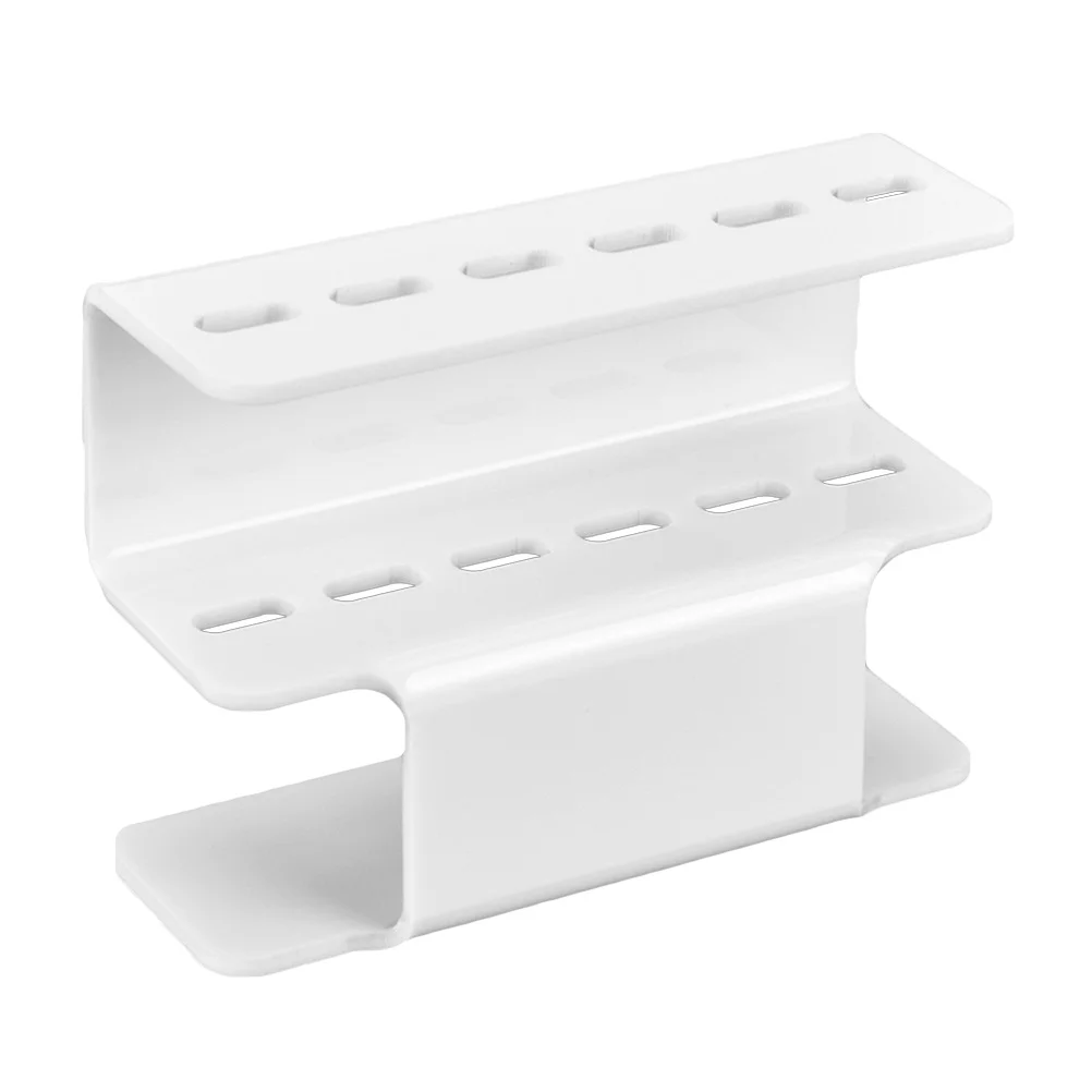 1 pz scatola di immagazzinaggio per pinzette per ciglia acriliche per strumenti per innesto di ciglia finte supporto per espositore per rack bianco