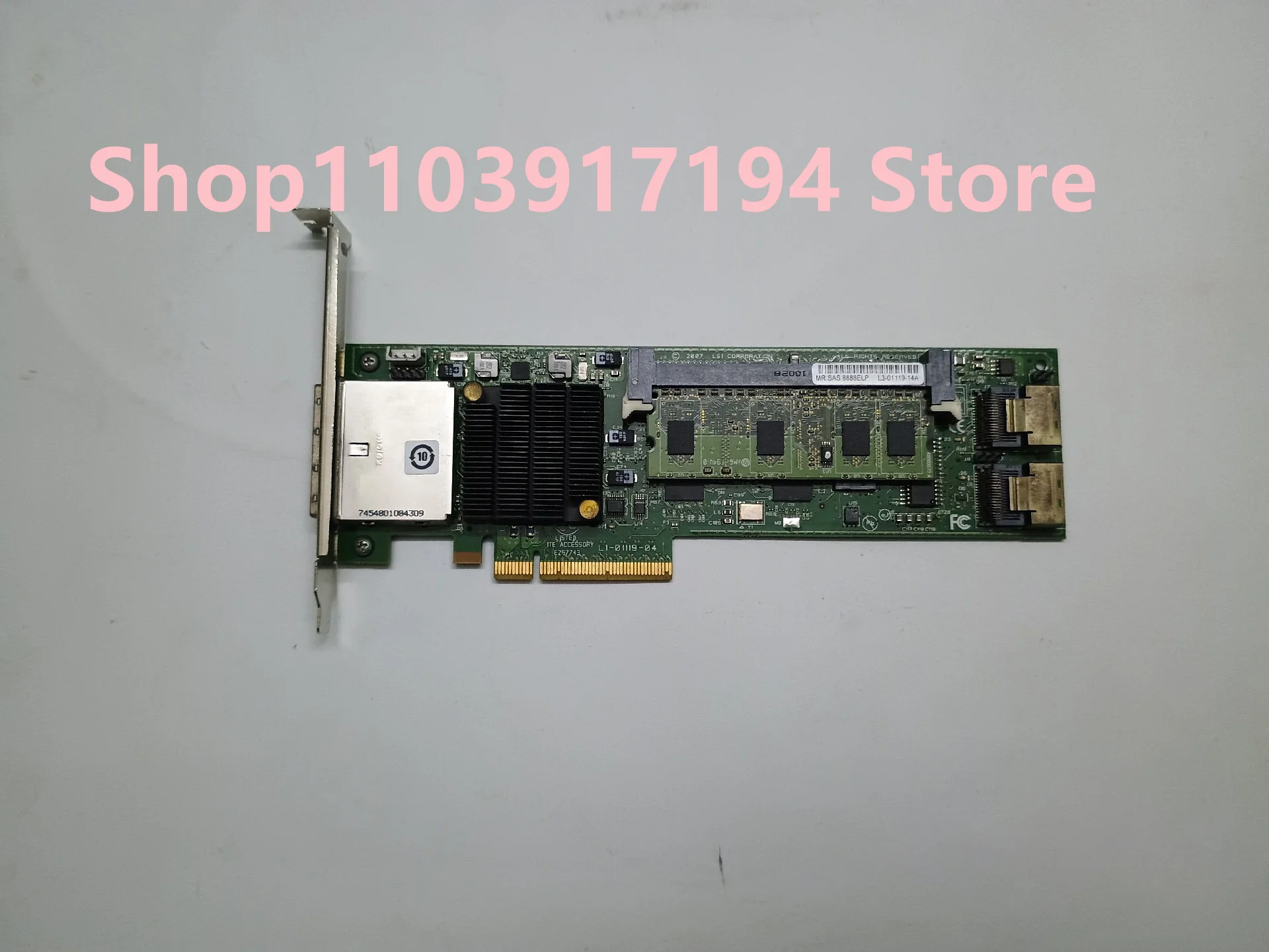 8888ELP  SAS/SATAII array card with 512M cache