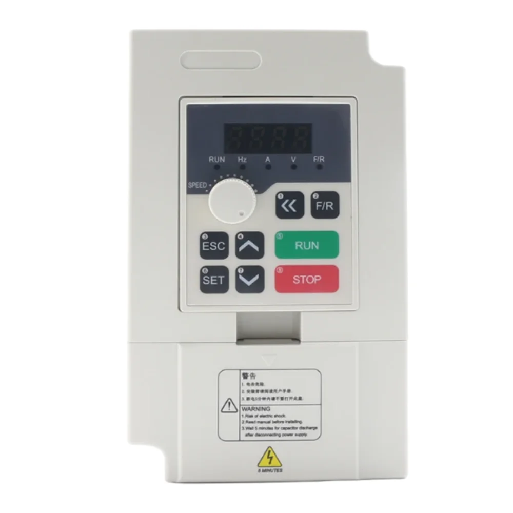 H100 Series Inverter Frequency Inverter 0.75KW 1.5KW 2.2KW 110V VFD 1 Phase Input 3 Phase Output Inverter for Cnc Spindle Motor