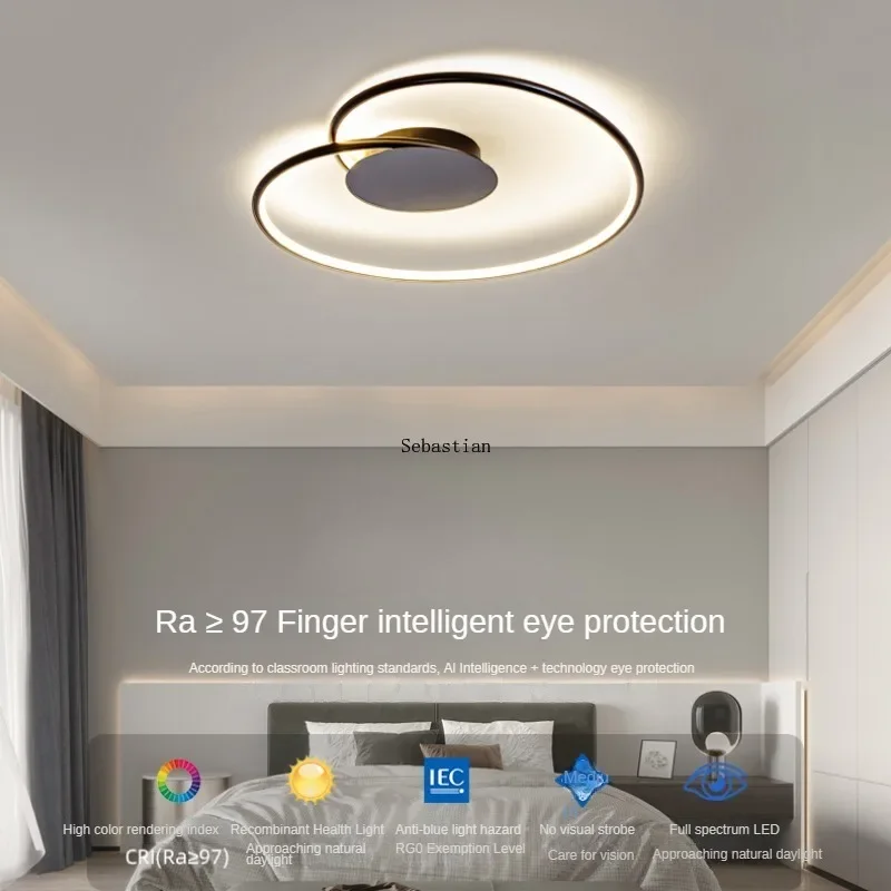 Full Spectrum Master Bedroom Room Light, Eye Protection, Minimalist Lighting Fixture, Intelligent Ultra-thin Ceiling Light