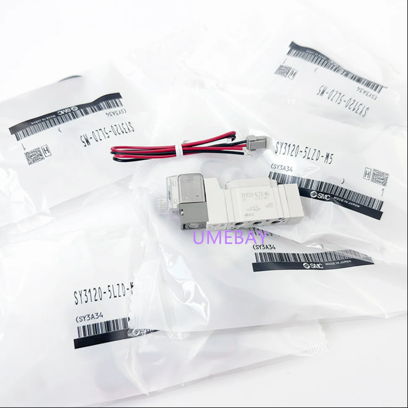 

1pcs Electromagnetic valve SMC SY3120-5LO-C6 SY3120-5LOU-C6 SY3120-5LOZ-C6 SY3120-5LOUD-C6